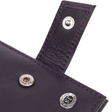 Компактний жіночий гаманець із натуральної шкіри ST Leather 22855 Коричневий