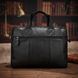Портфель мужской кожаный с замком Vintage 14801 Черная