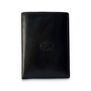 Мужской кошелек из гладкой глянцевой натуральной кожи Tony Perotti 21006_1 (3450q nero) Черный