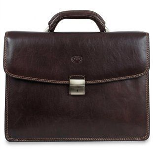 Мужской деловой портфель Tony Perotti натуральная кожа Italico 8008/40 (90376) Коричневый