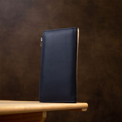 Стильний жіночий шкіряний гаманець ST Leather 19382 Темно-синій