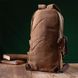 Вместительный текстильный рюкзак в стиле милитари Vintagе 22180 Коричневый