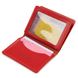 Шкіряна жіноча обкладинка для автодокументів GRANDE PELLE 11402 Червоний
