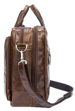 Мужская кожаная сумка Vintage 14769 Коричневая