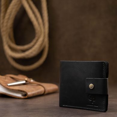Небольшое мужское портмоне GRANDE PELLE 11566 Черный