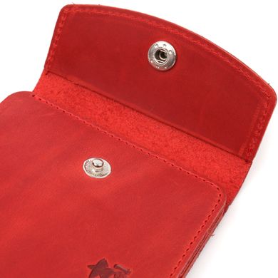 Жіноче вінтажне шкіряне портмоне Shvigel 16614 Червоний