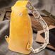 Яркая женская слинг сумка через плечо из экокожи Vintage 22753 Желтый