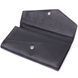 Кожаный женский кошелек с геометрическим клапаном ST Leather 22546 Черный