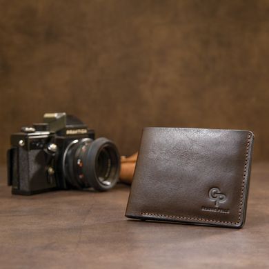 Портмоне из натуральной кожи для мужчин GRANDE PELLE 11463 Коричневый