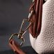 Превосходный клатч с интересной защелкой из натуральной кожи Vintage 22426 Белый
