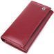 Практичный вертикальный кошелек из натуральной кожи ST Leather 23085 Бордовый