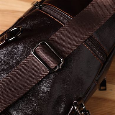 Сумка через плече з натуральної шкіри Vintage 23050 Коричневий