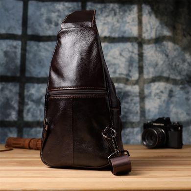 Сумка через плече з натуральної шкіри Vintage 23050 Коричневий