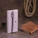 Клатч конверт с карманом для мобильного кожаный женский ST Leather 19269 Лиловый