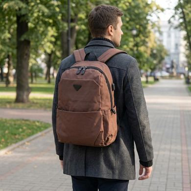 Рюкзак smart унісекс Vintage 20626 Коричневий