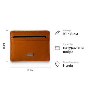 Компактна кредитниця з гладкої натуральної телячої шкіри Tony Perotti 20940_1 (2236n arancio) Помаранчевий