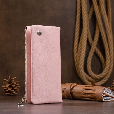 Вертикальный кошелек на кнопке женский ST Leather 19201 Розовый