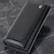 Лакированный кожаный кошелек с блоком для кредитных карт ST Leather 22683 Черный