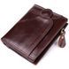 Вертикальний чоловічий гаманець із натуральної шкіри Vintage sale_15096 Коричневий