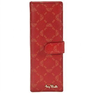 Визитница на кнопке Tony Perotti Luxury 2639 rosso (90387) Красная