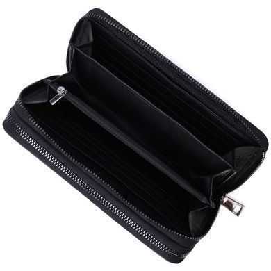 Мужской кожаный клатч для карт купюр и документов ST Leather 22684 Черный