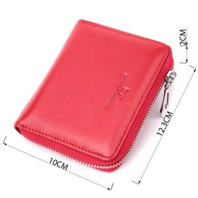 Симпатичний жіночий гаманець із натуральної шкіри ST Leather 22448 Червоний
