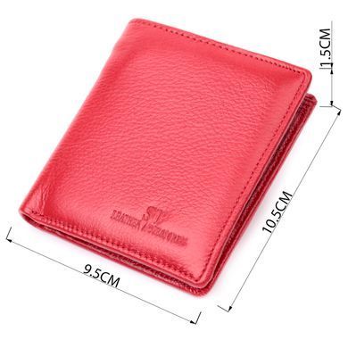 Яркий женский кошелек из натуральной кожи ST Leather 19465 Красный