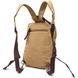 Зручний рюкзак для чоловіків із щільного текстилю Vintage 22185 Пісочний