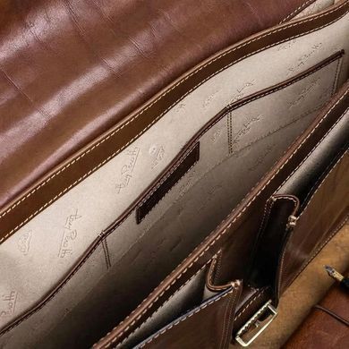 Чоловічий діловий портфель Tony Perotti Italico 8013/42 (90388) Коньячний