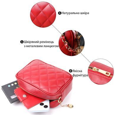 Сумка з натуральної шкіри Tony Perotti 20838_1 (CA006-01DR dk red) Червоний
