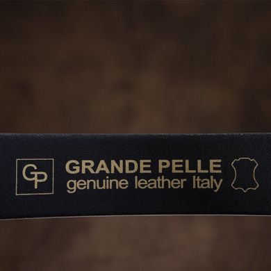 Кожаный брючный ремень GRANDE PELLE 00866 Синий