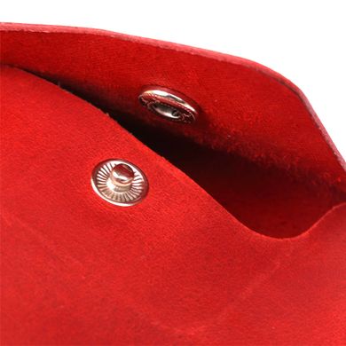 Женская винтажная кожаный тревел-косметичка Shvigel 16427 Красный