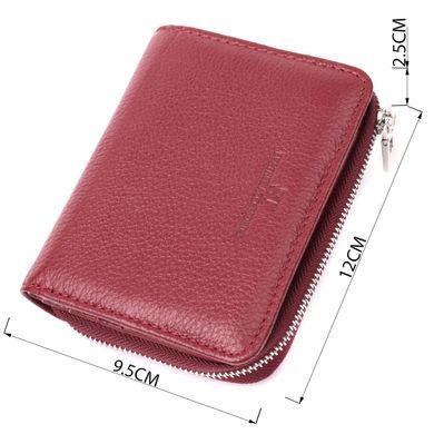 Жіночий гаманець середнього розміру з натуральної шкіри ST Leather 22551 Бордовий