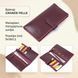 Кожаное глянцевое портмоне GRANDE PELLE 11467 Бордовый