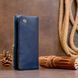 Вертикальний гаманець на кнопці жіночий ST Leather 19203 Темно-синій
