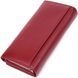 Вместительный женский кошелек из натуральной кожи ST Leather 23089 Бордовый