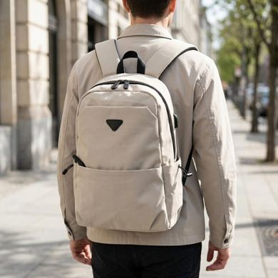 Рюкзак текстильный smart унисекс Vintage 20624 Серый