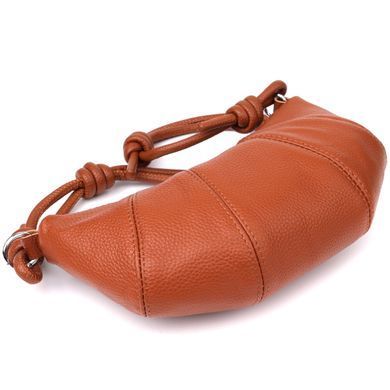Полукруглая женская сумка из натуральной кожи Vintage 22934 Коричневый
