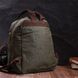 Практичный мужской рюкзак из текстиля Vintage 22242 Оливковый
