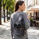 Интересная женская сумка с одной лямкой через плечо из экокожи Vintage 22759 Черный