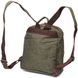 Практичний чоловічий рюкзак з текстилю Vintage 22242 Оливковий