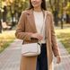 Красива сумка жіноча з клапаном з натуральної шкіри Vintage 22431 Біла