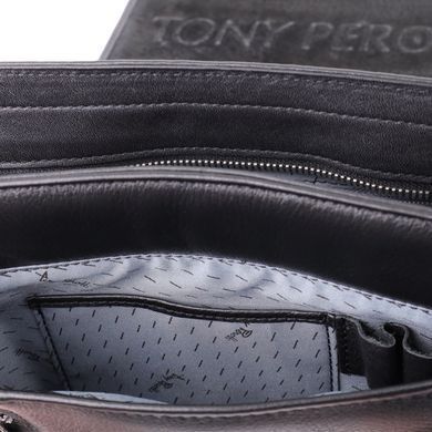 Чоловіча сумка через плече з м'якої натуральної шкіри Tony Perotti 20845_1 (9207-24 nero) Чорний
