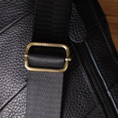 Сумка через плечо из натуральной кожи Vintage 22958 Черный