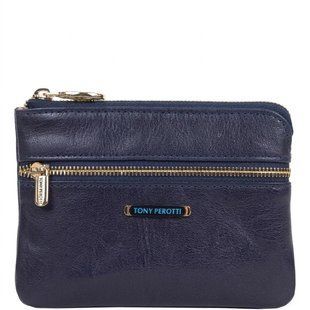 Женская кредитница Tony Perotti натуральная кожа Topkapi 3461 navy (90502) Темно-синяя