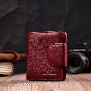Жіночий гаманець вертикального типу із натуральної шкіри ST Leather 22452 Бордовий