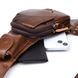 Чоловіча сумка через плече з натуральної шкіри Vintage 22959 Коричневий