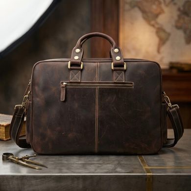 Сумка мужская многофункциональная Vintage 14881 Коричневая