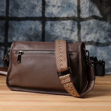 Жіноча сумка на плече із натуральної шкіри Vintage 23003 Коричневий