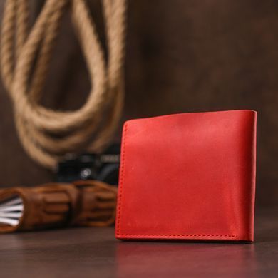 Жіноче вінтажне шкіряне портмоне Shvigel 16434 Червоний
